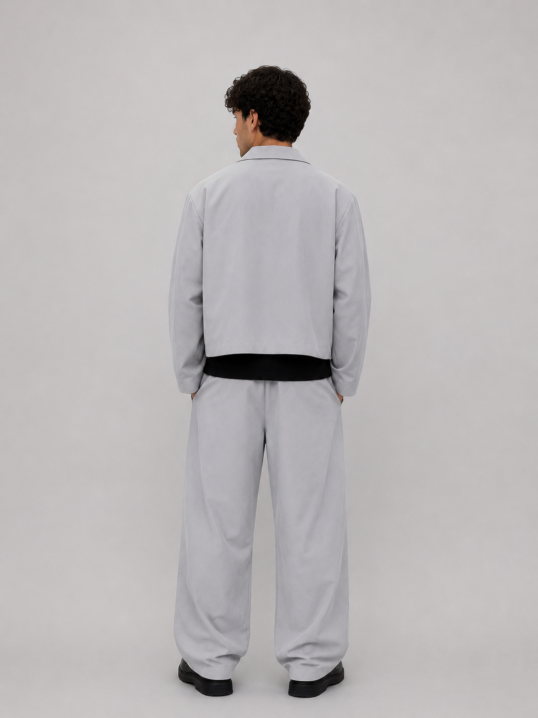 Coordinato Cropped Grey