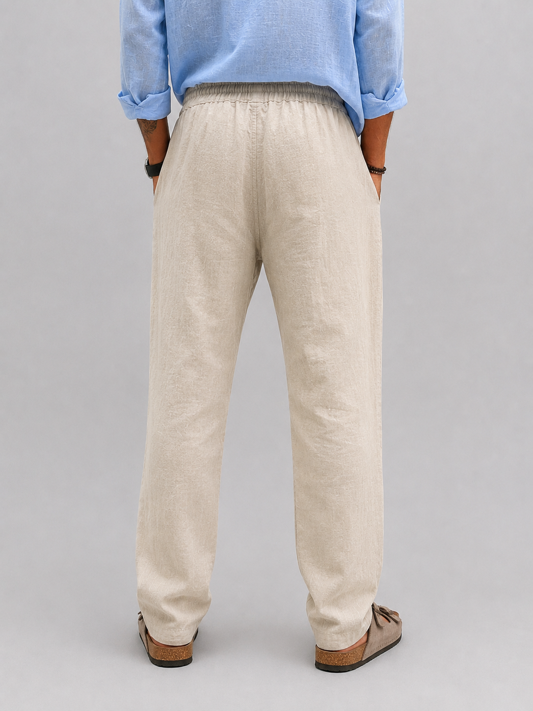 Pantalone lino Sabbia