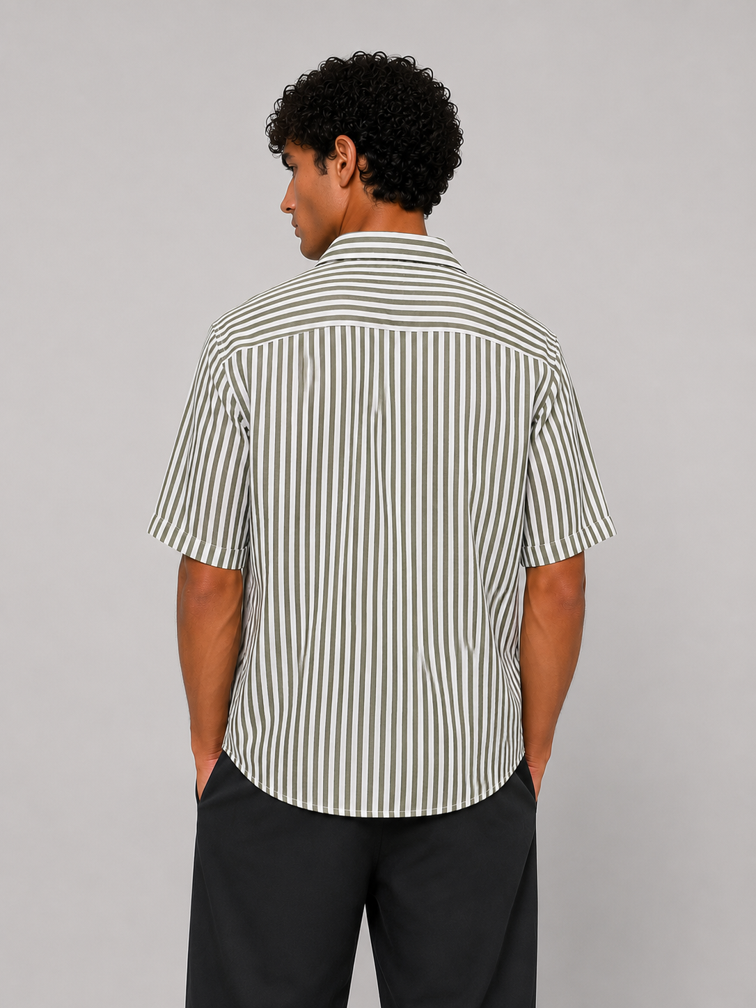 Camicia righe in lino