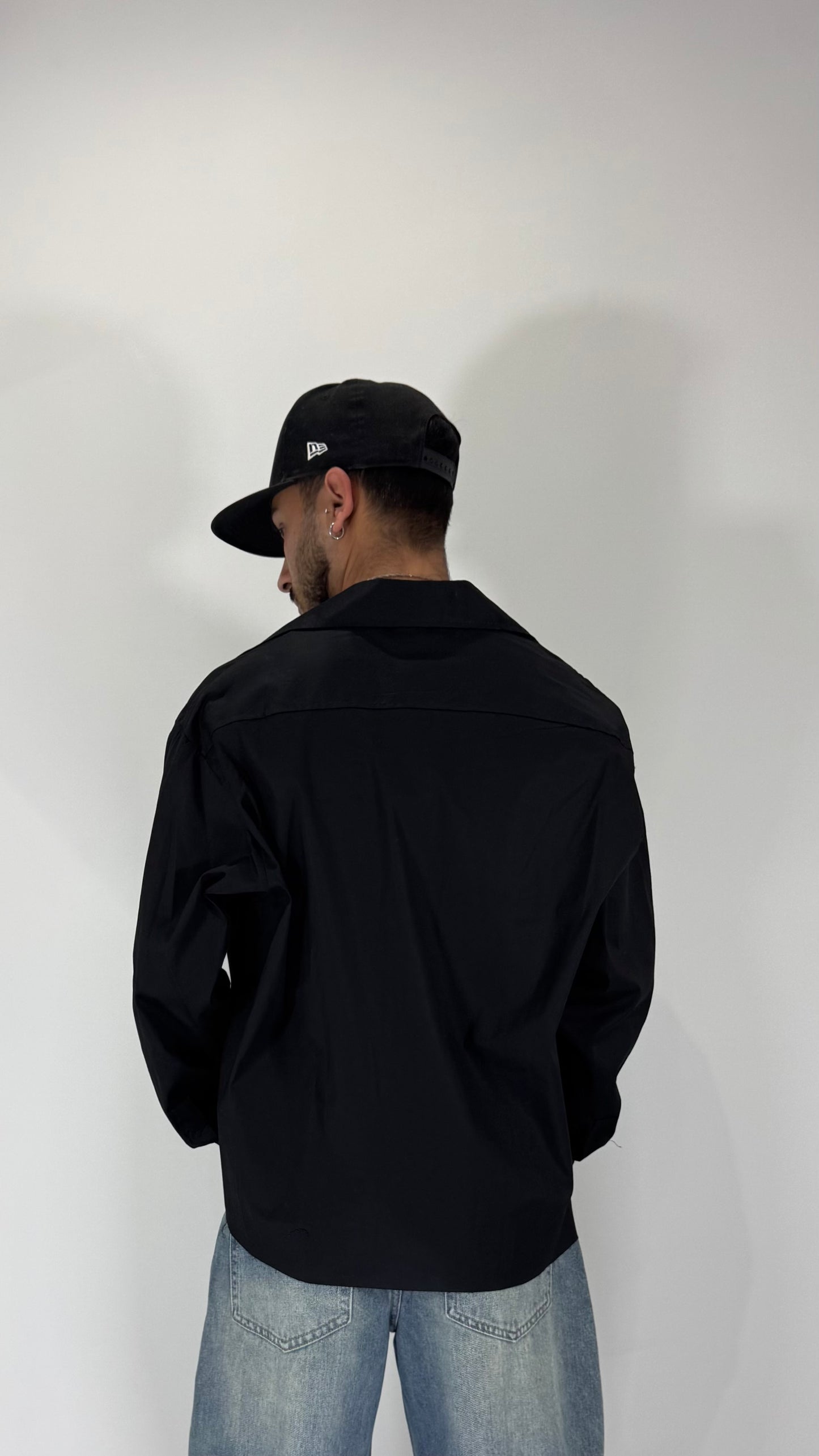 Camicia Crop Fondo Sfrangiato