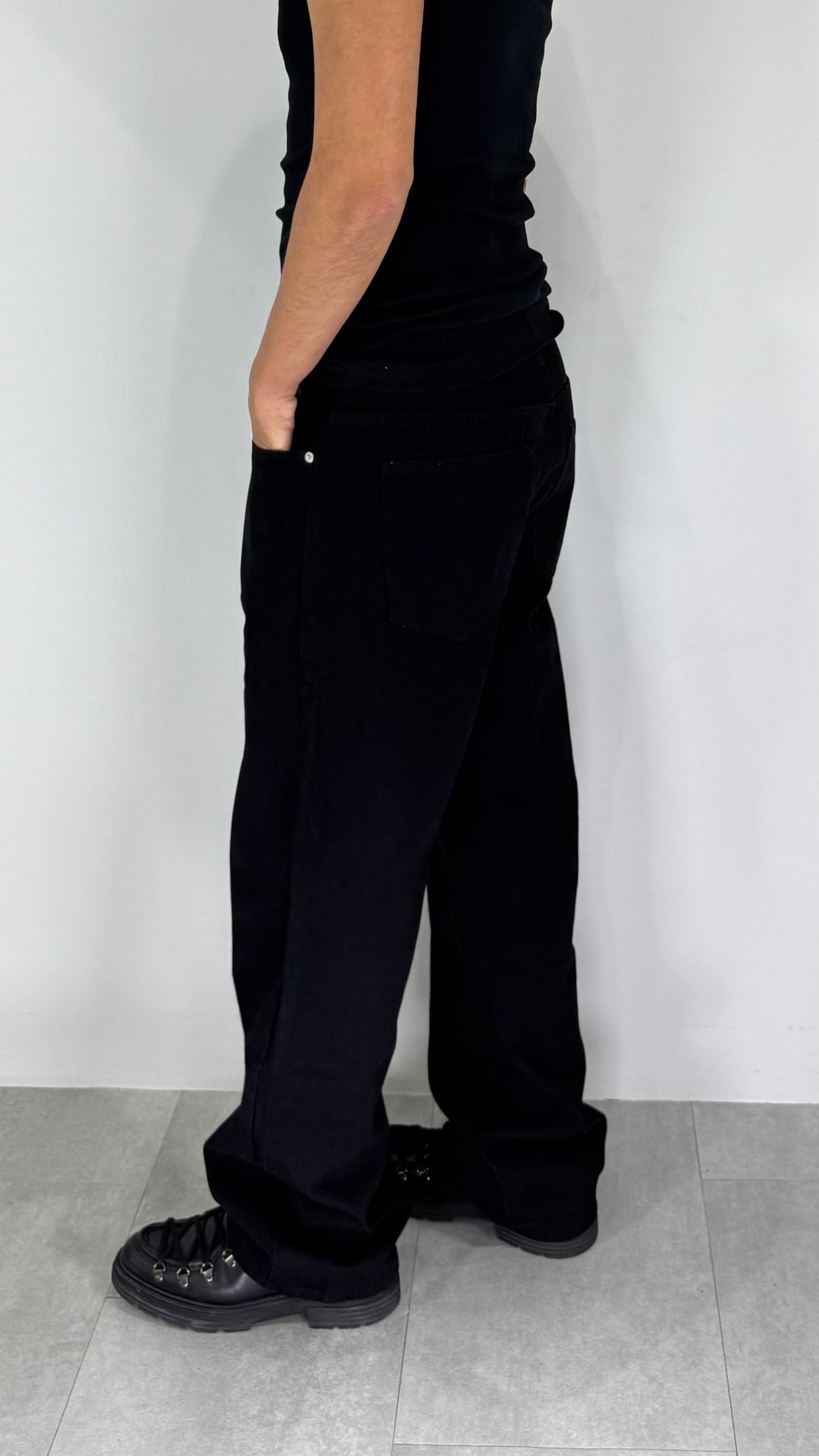 Denim Baggy Black