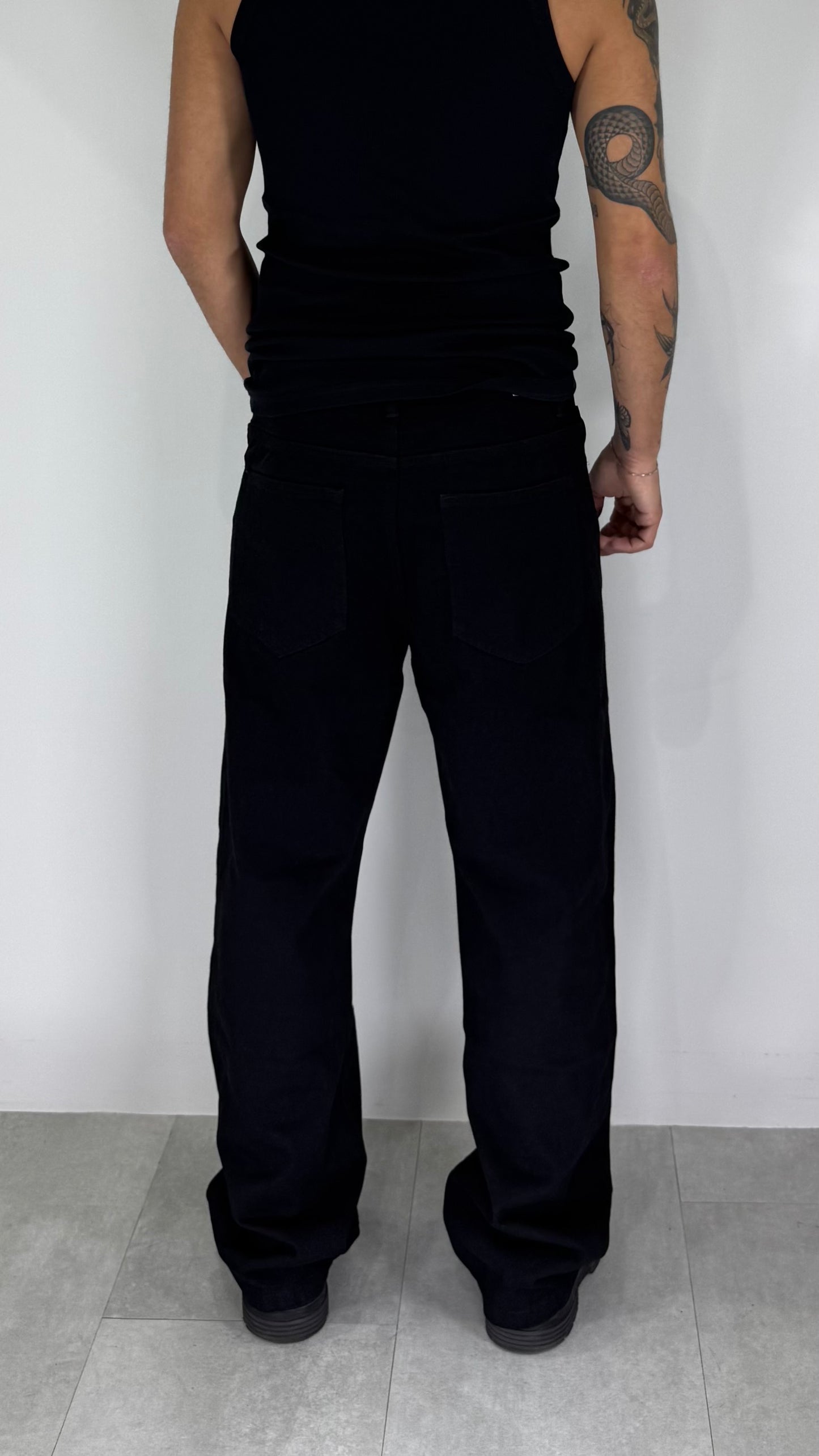 Denim Baggy Black