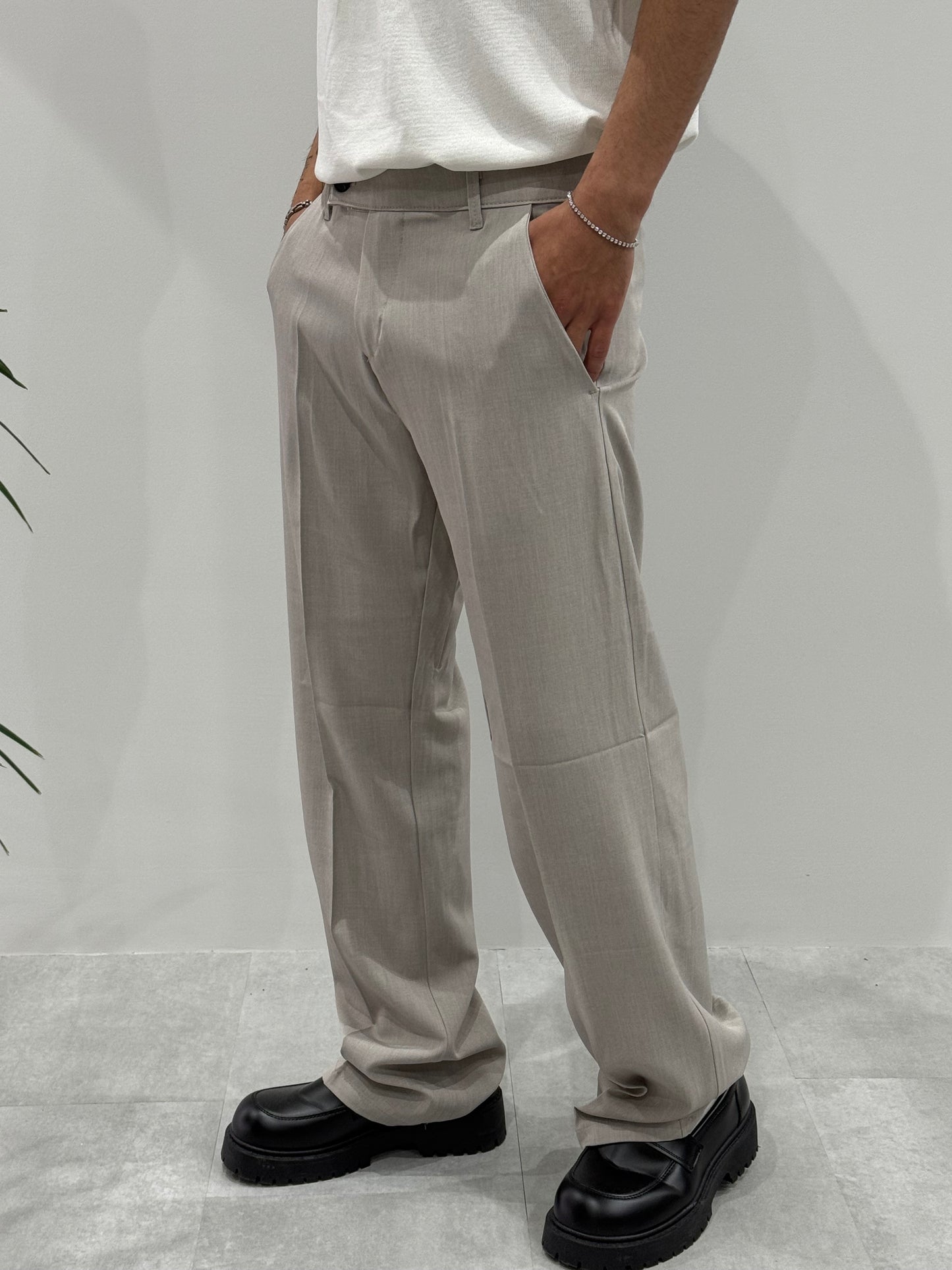 Pantalone fondo largo