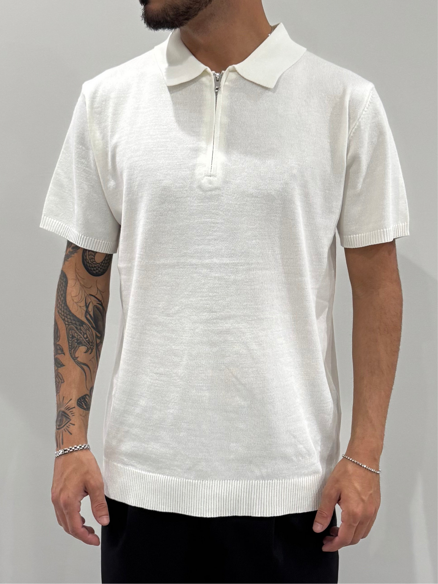 Polo zip leggera