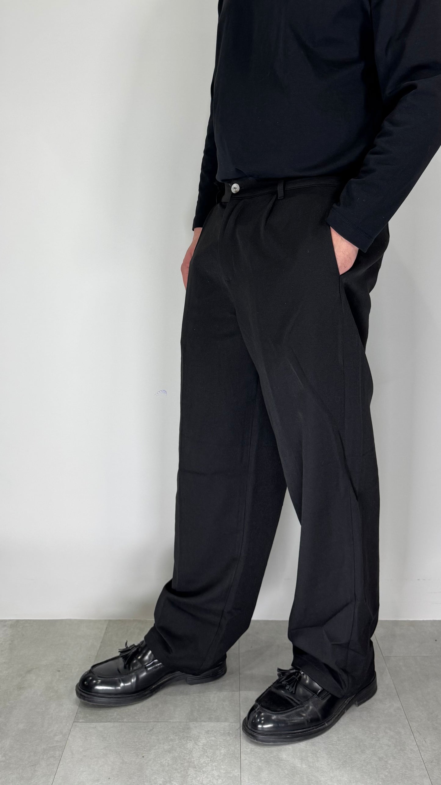 Pantalone fondo largo
