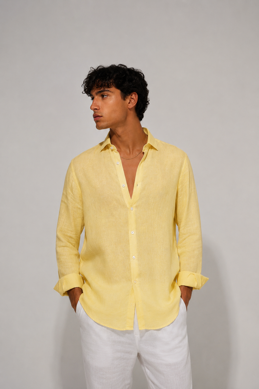 Camicia in lino Sole