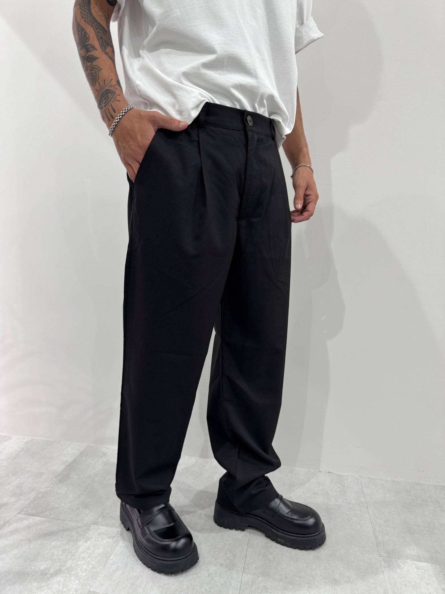 Pantalone fondo largo
