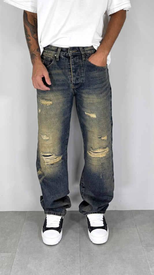 Baggy Denim Sabbiato