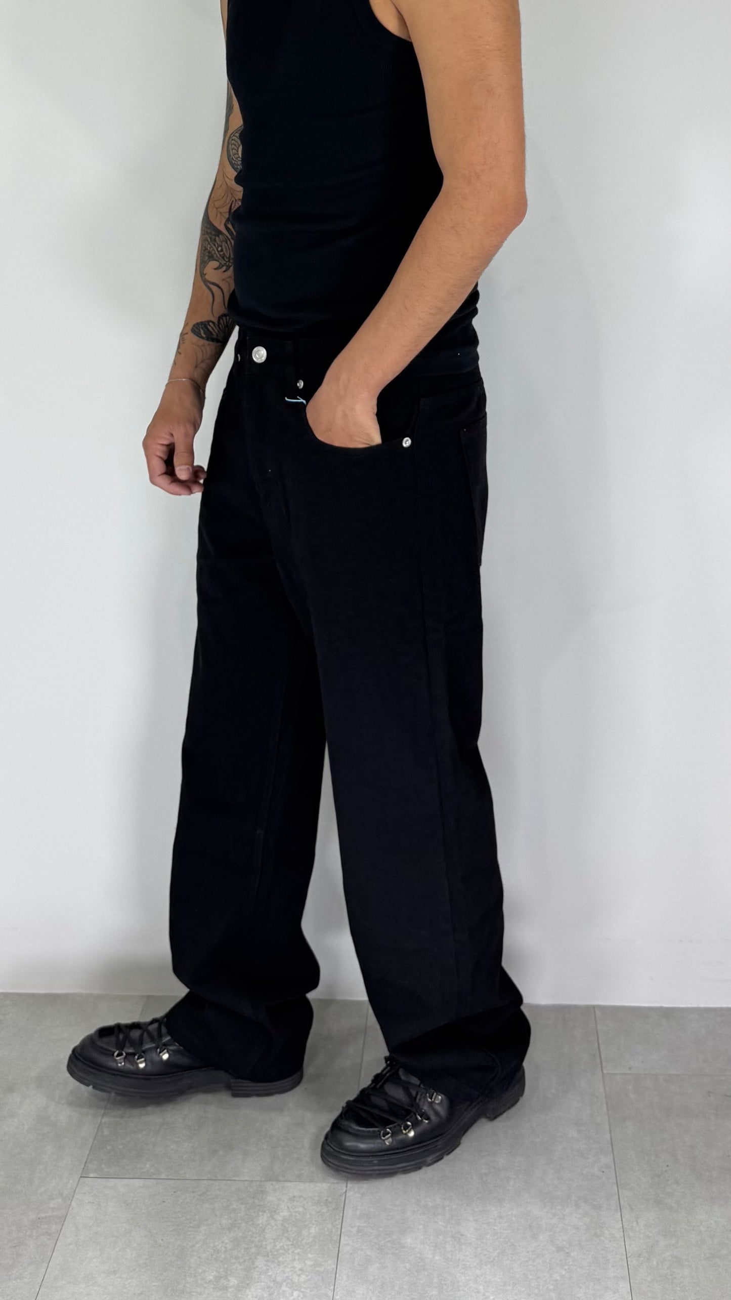 Denim Baggy Black