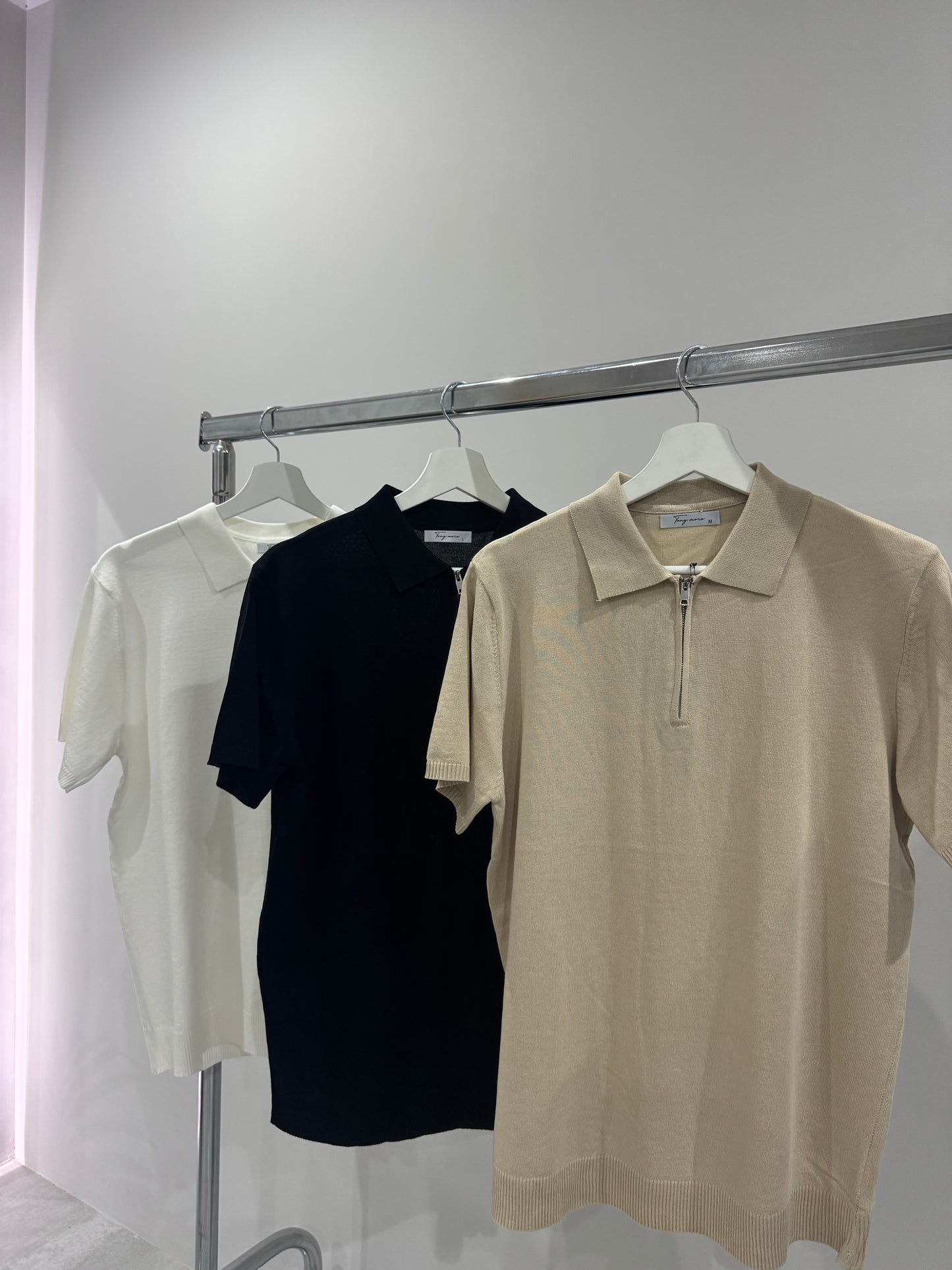 Polo zip leggera